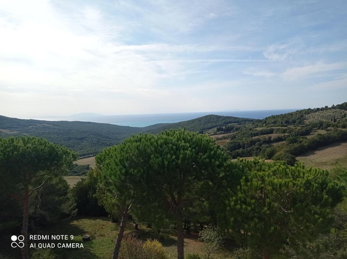 Vista Sulle Isole Dell'Arcipelago Toscano Nibbiaia Exteriör bild